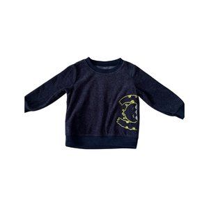 Navy Blue Monster Pullover Sweatshirt